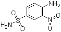 4-氨基-3-硝基苯磺酰胺分子结构 (CAS 2360-19-2)