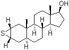 Epitiostanol molecular structure (CAS 2363-58-8)