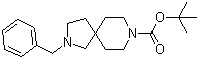 2-(苯基甲基)-2,8-二氮杂螺[4.5]癸烷-8-羧酸叔丁酯分子结构 (CAS 236406-40-9)