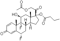 结构式 CAS# 23674-86-4, 二氟孕甾丁酯
