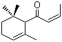 structure of CAS# 23726-92-3, (Z)-1-(2,6,6-Trimethyl-1-cyclohexen-1-yl)-2-buten-1-one;cis-1-(2,6,6-Trimethyl-1-cyclohexen-1-yl)-2-buten-1-one; Damascone beta