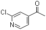 structure of CAS# 23794-15-2, 1-(2-Chloropyridin-4-yl)ethanone