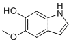 6-羟基-5-甲氧基吲哚分子结构 (CAS 2380-82-7)