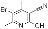 结构式 CAS# 23819-87-6, 5-溴-2-羟基-4,6-二甲基烟腈