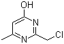 structure of CAS# 23862-02-4, 2-Chloromethyl-6-methylpyrimidin-4-ol
