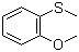 结构式 CAS# 2388-73-0, 2-甲氧基茴香硫醚; 2-甲氧基苯甲硫醚