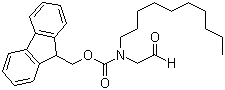 结构式 CAS# 239088-22-3, 癸基(2-氧代乙基)氨基甲酸 9H-芴-9-甲基酯