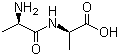 L-丙氨酰-L-丙氨酸分子结构 (CAS 2392-61-2)