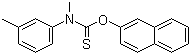 结构式 CAS# 2398-96-1, 托萘酯; N-甲基-N-(3-甲基苯基)硫代氨基甲酸-2-萘酯