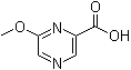 结构式 CAS# 24005-61-6, 6-甲氧基-2-吡嗪羧酸