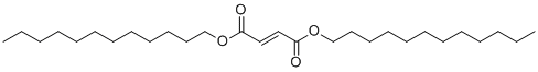 双十二烷基富马酸盐分子结构 (CAS 2402-58-6)