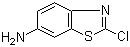 2-氯-6-氨基苯并噻唑分子结构 (CAS 2406-90-8)