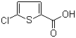 structure of CAS# 24065-33-6, 5-Chlorothiophene-2-carboxylic acid;5-Chloro-2-thiophenecarboxylic acid