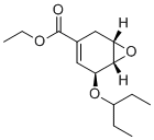 structure of CAS# 2413185-88-1, Oseltamivir Impurity 13;Ethyl (1S,5S,6S)-5-(Pentan-3-yloxy)-7-oxabicyclo[4.1.0]hept-3-ene-3-carboxylate