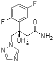 (alphaR,betaR)-beta-(2,5-Difluorophenyl)-beta-hydroxy-alpha-methyl-1H-1,2,4-triazole-1-butanamide molecular structure (CAS 241479-75-4)