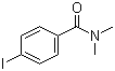 structure of CAS# 24167-53-1, 4-Iodo-N,N-dimethylbenzamide;N,N-Dimethyl-4-iodobenzamide; N,N-Dimethylcarbamoyl-4-iodobenzene; p-Iodo-N,N-dimethylbenzamide