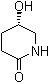 结构式 CAS# 24211-54-9, (S)-5-羟基-2-哌啶酮