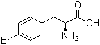 结构式 CAS# 24250-84-8, L-4-溴苯丙氨酸