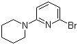 结构式 CAS# 24255-97-8, 2-溴-6-哌啶基吡啶