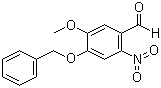 structure of CAS# 2426-84-8, 4-(Benzyloxy)-5-methoxy-2-nitrobenzaldehyde