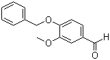 结构式 CAS# 2426-87-1, 4-苄氧基-3-甲氧基苯甲醛