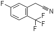 structure of CAS# 242812-09-5, 5-Fluoro-2-(trifluoromethyl)phenylacetonitrile;2-Trifluoromethyl-5-fluorobenzyl cyanide