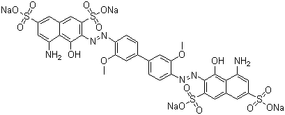 Direct Blue 15 molecular structure (CAS 2429-74-5)
