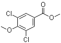 结构式 CAS# 24295-27-0, 3,5-二氯-4-甲氧基苯甲酸甲酯