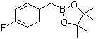 structure of CAS# 243145-83-7, 4-Fluorobenzylboronic acid pinacol ester;2-(4-Fluorobenzyl)-4,4,5,5-tetramethyl-1,3,2-dioxaborolane
