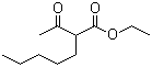 结构式 CAS# 24317-94-0, 2-戊基乙酰乙酸乙酯; 2-乙酰基庚酸乙酯