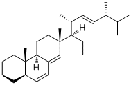 结构式 CAS# 24352-51-0, 3,5-环麦角甾烷-6,8(14),22-三烯