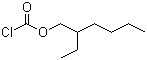 structure of CAS# 24468-13-1, 2-Ethylhexyl chloroformate ;2-etylhexyl-chlorformiat