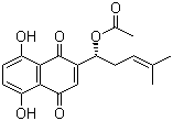 structure of CAS# 24502-78-1, Acetylshikonin