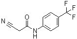 结构式 CAS# 24522-30-3, 2-氰基-N-[4-(三氟甲基)苯基]乙酰胺