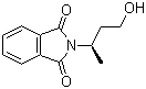 结构式 CAS# 245728-73-8, 2-[(1R)-3-羟基-1-甲基丙基]-1H-异吲哚1,3(2H)-二酮