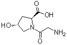 structure of CAS# 24587-32-4, (4R)-Glycyl-4-hydroxy-L-proline;Glycylhydroxy-L-proline; NSC 89599; NSC 97930