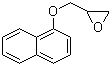 2-[(1-Naphthyloxy)methyl]oxirane molecular structure (CAS 2461-42-9)