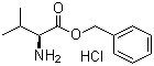L-缬氨酸苄酯盐酸盐分子结构 (CAS 2462-34-2)