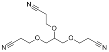 structure of CAS# 2465-93-2, 1,2,3-Tris(2-cyanoethoxy)propane;3-[2,3-bis(2-cyanoethoxy)propoxy]propanenitrile