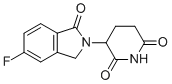 structure of CAS# 2468780-76-7, 3-(5-Fluoro-1-oxoisoindolin-2-yl)piperidine-2,6-dione;3-(6-fluoro-3-oxo-1H-isoindol-2-yl)piperidine-2,6-dione
