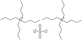structure of CAS# 2472-88-0, Bis(tetrabutylammonium) sulphate;Tetrabutylammonium sulfate