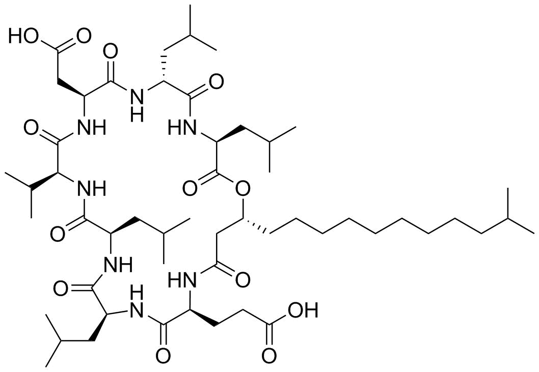 表面活性素分子结构 (CAS 24730-31-2)