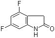 结构式 CAS# 247564-57-4, 4,6-二氟-2-氧化吲哚