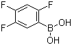 structure of CAS# 247564-72-3, 2,4,5-Trifluorophenylboronic acid;2,4,5-Trifluorobenzeneboronic acid