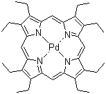 structure of CAS# 24804-00-0, Palladium octaethylporphyrin;2,3,7,8,12,13,17,18-Octaethyl-21H,23H-porphine palladium(II)