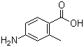 结构式 CAS# 2486-75-1, 4-氨基-2-甲基苯甲酸