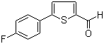 结构式 CAS# 249504-38-9, 5-(4-氟苯基)噻吩-2-甲醛