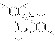 结构式 CAS# 250611-13-3, (1R,2R)-(-)-1,2-环己二胺双(3,5-二叔丁基亚水杨基)氯化铝