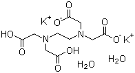 structure of CAS# 25102-12-9, Ethylenediaminetetraacetic acid dipotassium salt dihydrate;(Ethylenedinitrilo)tetraacetic acid dipotassium salt dihydrate; EDTA dipotassium salt dihydrate