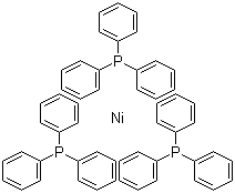 三(三苯基膦)合镍分子结构 (CAS 25136-46-3)